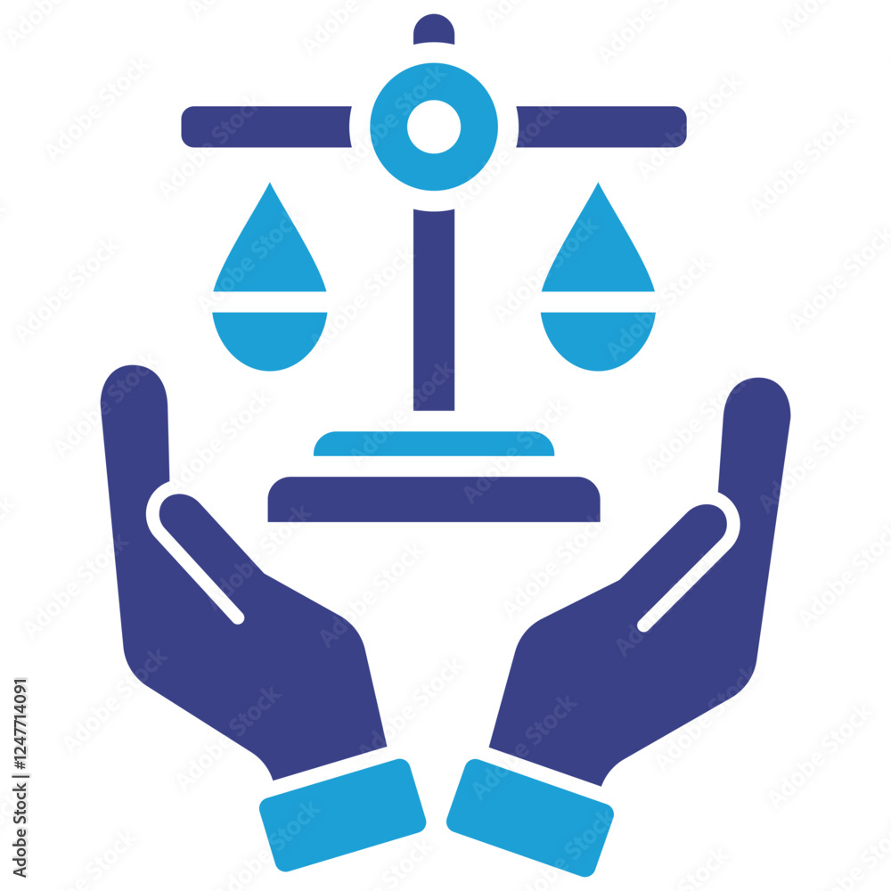 Obraz premium Human Rights Icon