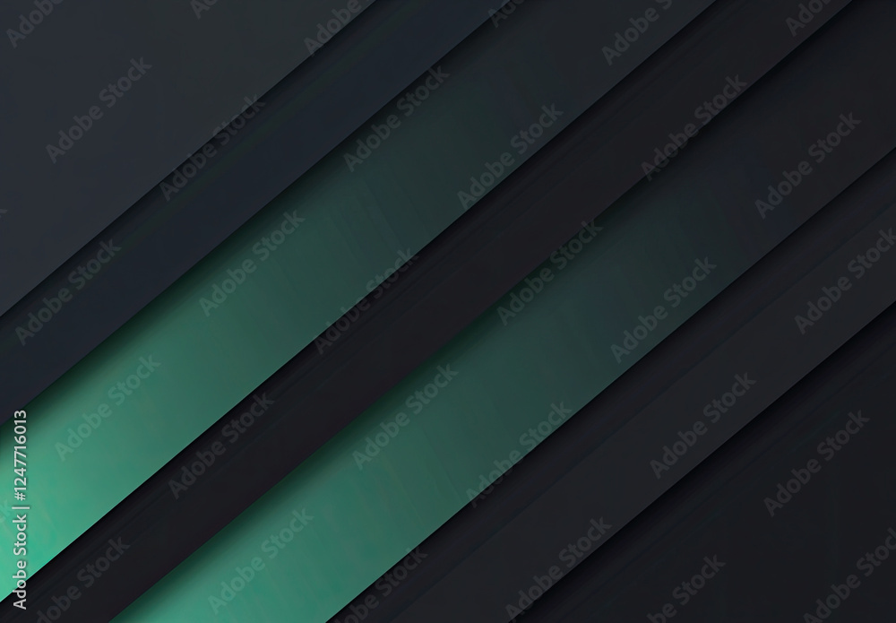 Minimalist Geometric Background with Diagonal Green Glow Minimalist Geometric Background with Diagonal Green Glow