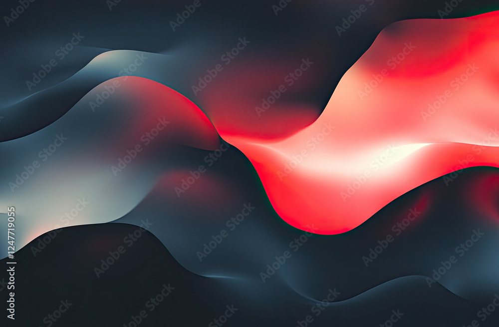 Naklejka premium Abstract Low-Poly Geometric Background with Gradient Colors