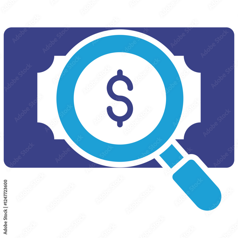 Search Money Icon Search Money Icon