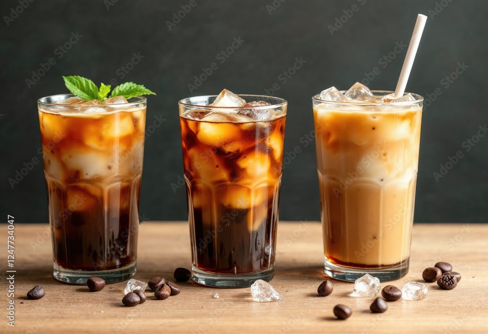 iced coffee drinks made with hot brewed coffee and ice iced coffee drinks made with hot brewed coffee and ice