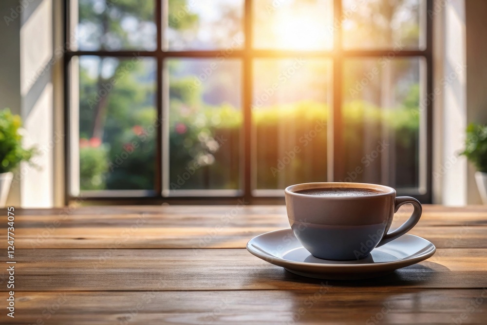 Morning Coffee by the Window A Peaceful Start to the Day Morning Coffee by the Window A Peaceful Start to the Day