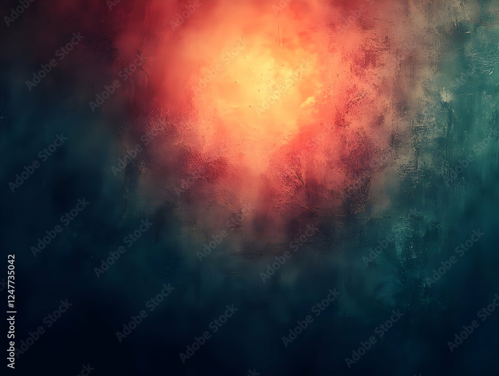 Fototapeta premium Abstract Background Teal Orange Texture