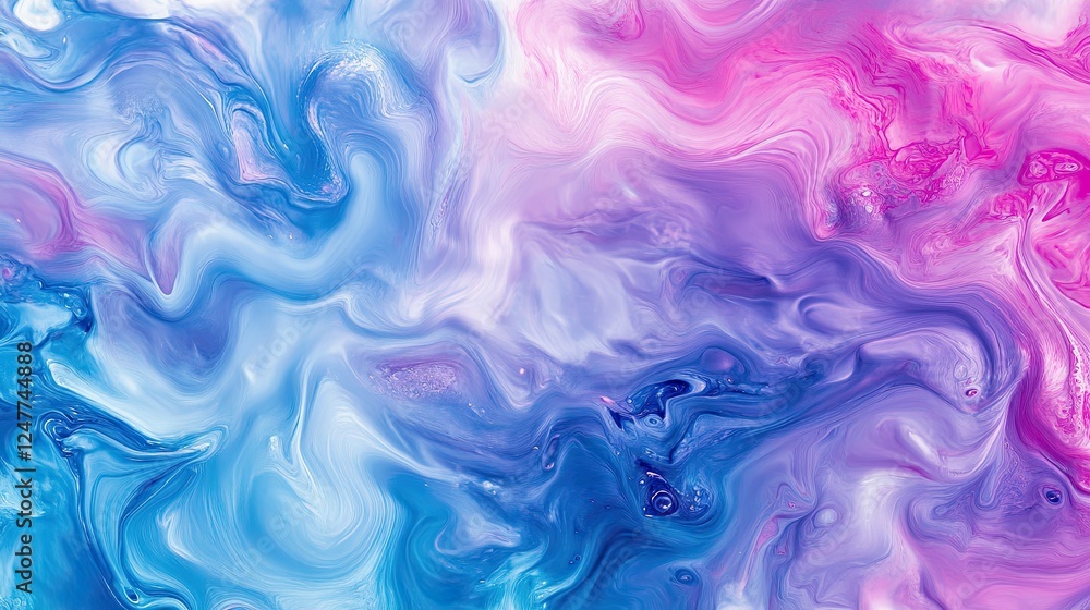 Abstract swirling blue and pink paint texture. Abstract swirling blue and pink paint texture.
