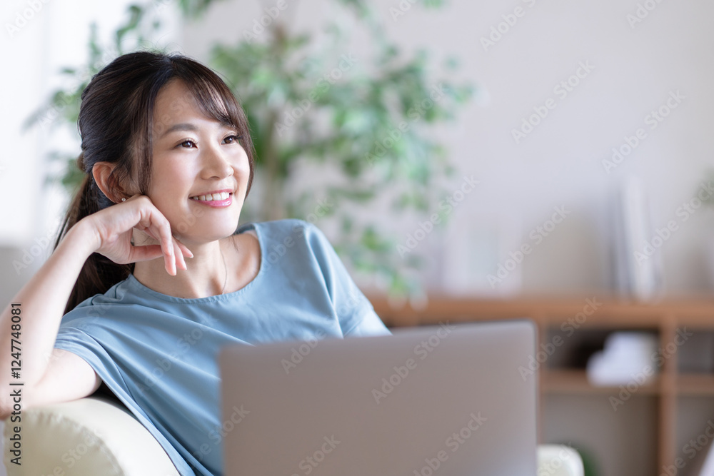 女性のポートレート