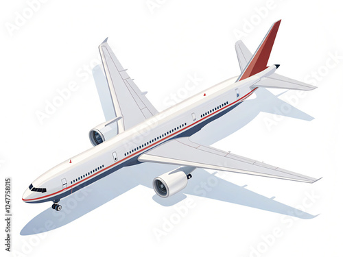 airplane in the sky