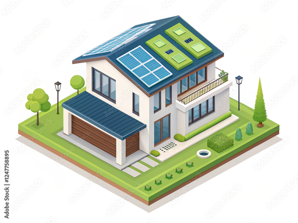vector isometric house vector isometric house