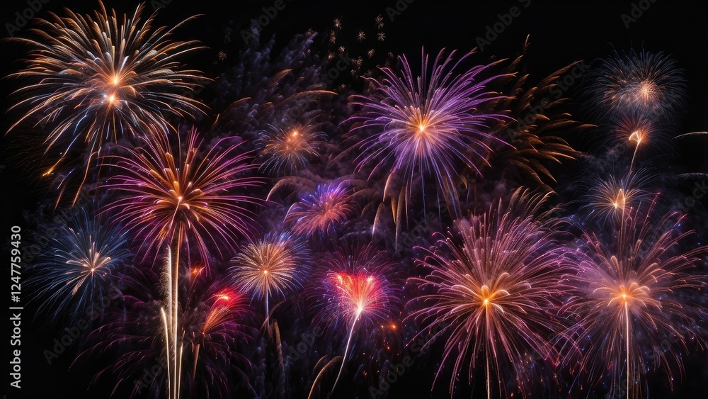 1. Horizontal Fireworks Motion Overlay for New Year (Transparent) 1. Horizontal Fireworks Motion Overlay for New Year (Transparent)