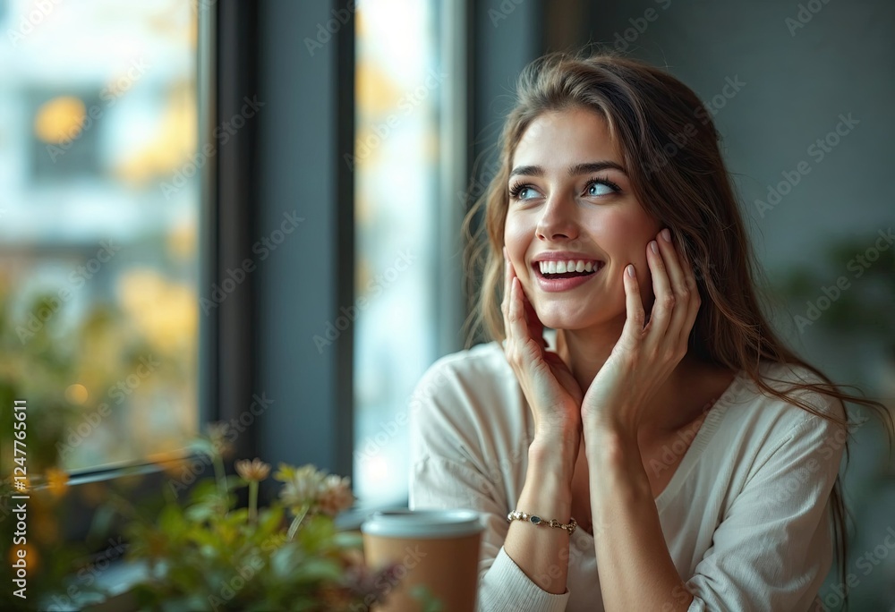 young pretty woman feeling happy,excited,surprised or shocked young pretty woman feeling happy,excited,surprised or shocked