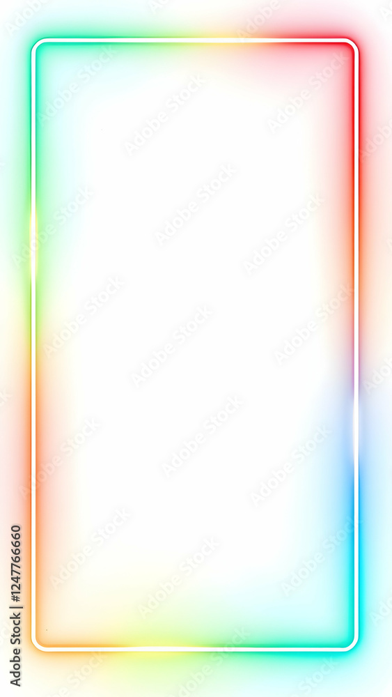 Neon frame copy space area Neon frame copy space area