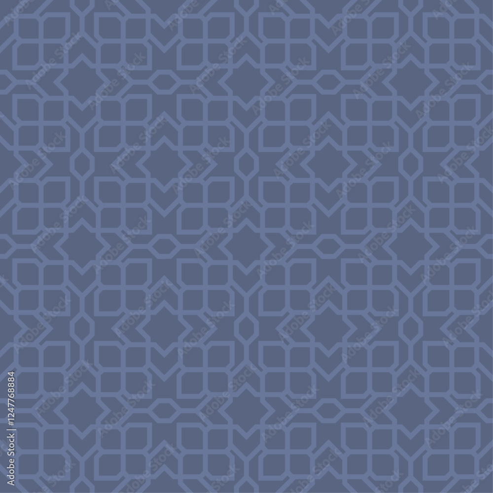 Fototapeta premium Abstract Islamic Motifs: A Symphony of Patterns