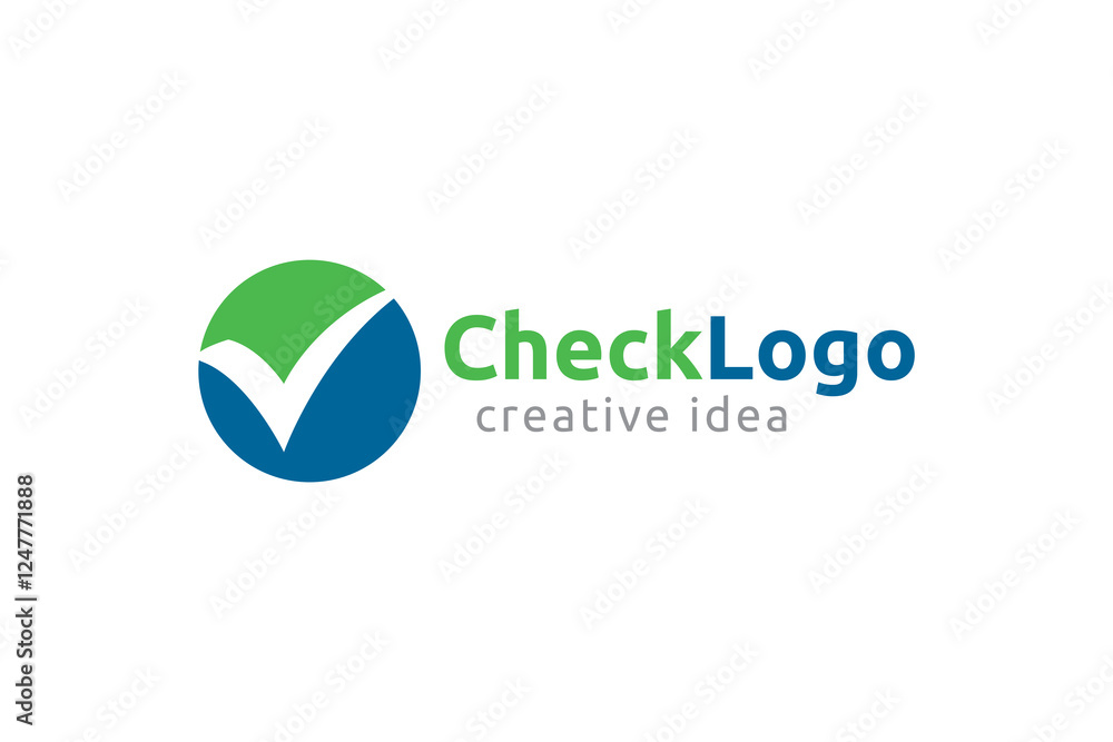 Creative Check Concept Logo Design Template Creative Check Concept Logo Design Template