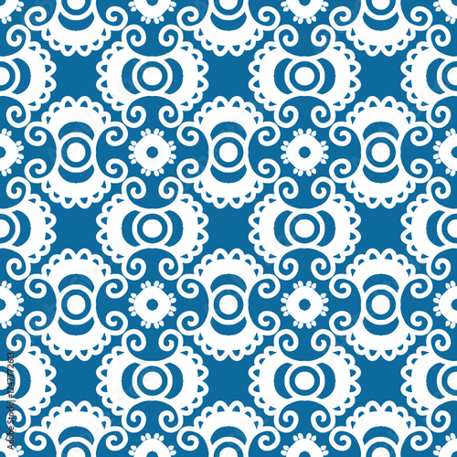 pattern batik flower damask ethnic boho ikat texture tribal geometric background