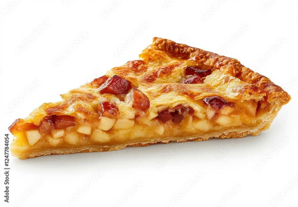 Delicious slice of homemade apple pie with crispy crust and tender filling showcasing warm tones and inviting textures for culinary photographs Delicious slice of homemade apple pie with crispy crust and tender filling showcasing warm tones and inviting textures for culinary photographs