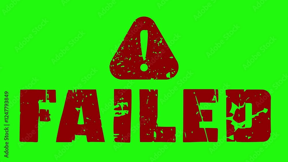 animation failed in red with different animation and green screen animation failed in red with different animation and green screen