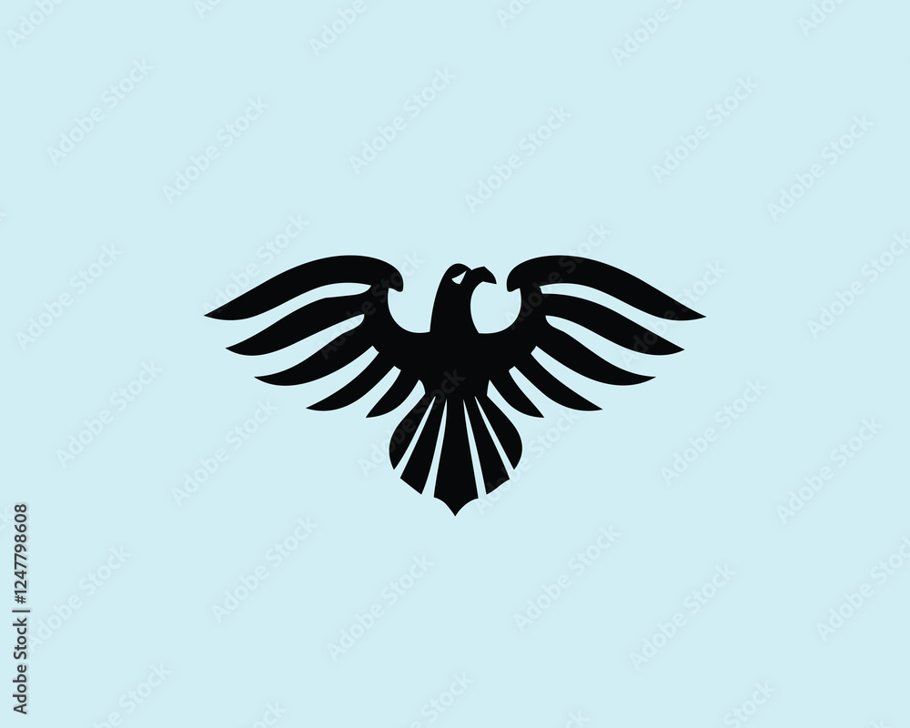 Fototapeta premium Eagle Logo Design vector template. Eagle