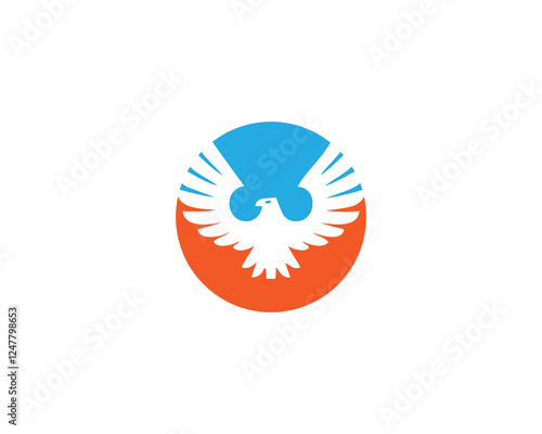 Eagle Logo Design vector template. Eagle