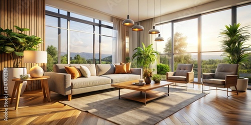 Modern Living Room Interior Design  Stylish   Minimalist Space Ideas