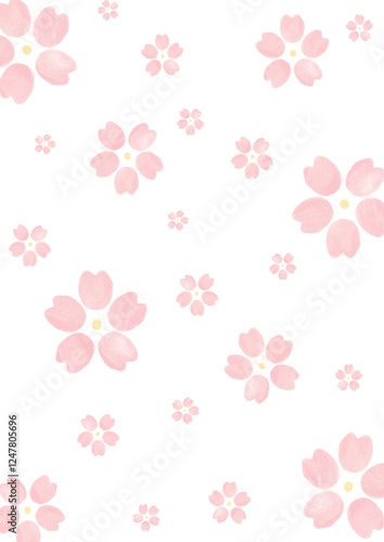 かわいい　桜　春　和風　花　背景