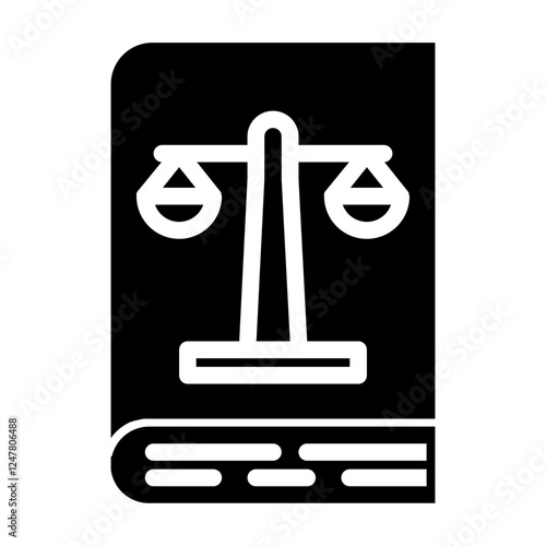 court book glyph icon