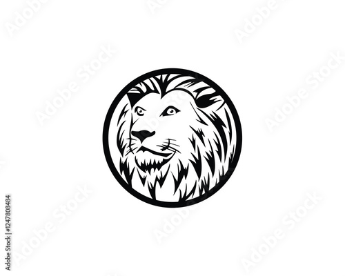 Lion logo design vector template. Lions