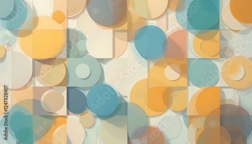 abstract seamless pattern with circles