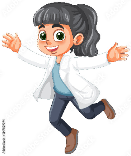 Joyful Scientist in Motion