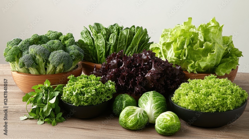 Delicious and Healthy Homemade Meal Prep Fresh Vegetables and Herbs on Wooden Table Discover vibrant, nutritious recipes using organic broccoli, lettuce, spinach, herbs, and more for a wholesome Delicious and Healthy Homemade Meal Prep Fresh Vegetables and Herbs on Wooden Table Discover vibrant, nutritious recipes using organic broccoli, lettuce, spinach, herbs, and more for a wholesome