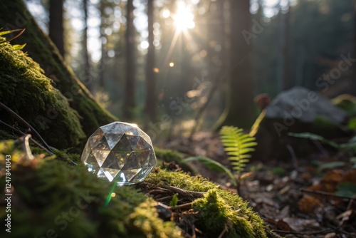 Stunning High-DOF Photograph:  Crystallized Chiral Symmetry in Nature's Embrace photo