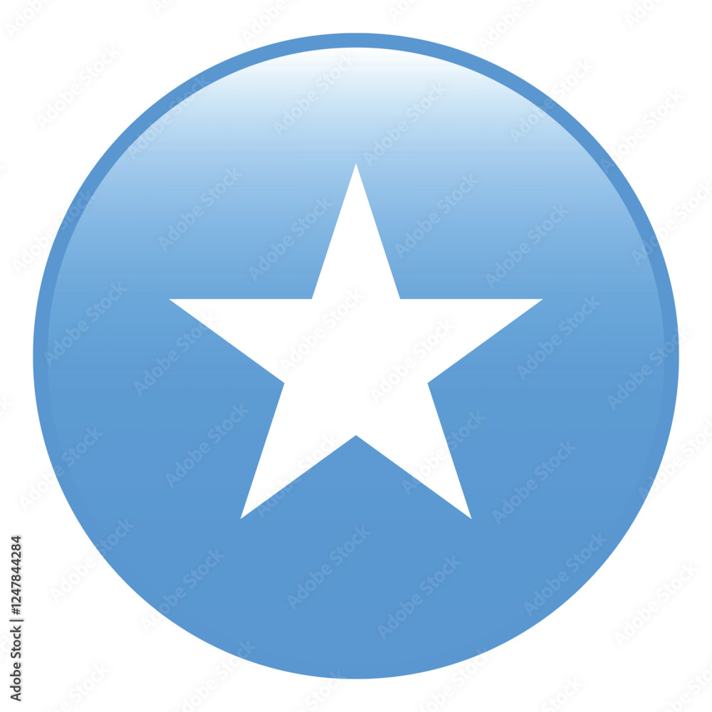 Somalia flag. Somalia circle flag logo 3d icon computer vector illustration design Somalia flag. Somalia circle flag logo 3d icon computer vector illustration design