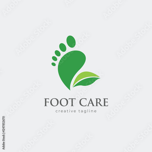 Foot Care logo fully editable vector template