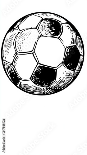 Soccer ball graphic design