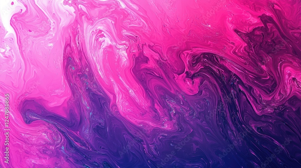 Fototapeta premium Abstract Swirls of Pink and Purple