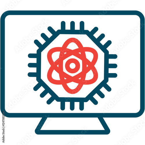Quantum Computing Icon