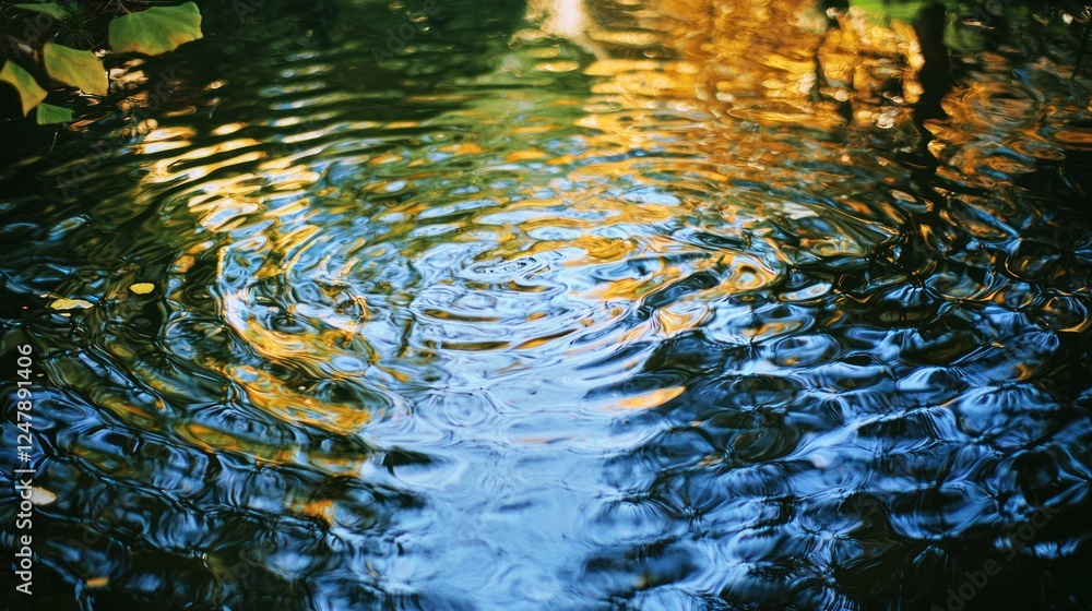 Golden Reflections on Still Water Golden Reflections on Still Water