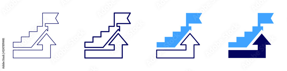 Success habits of highly icon in 4 different styles. Thin Line, Line, Bold Line, Duotone. Duotone style. Editable stroke Success habits of highly icon in 4 different styles. Thin Line, Line, Bold Line, Duotone. Duotone style. Editable stroke