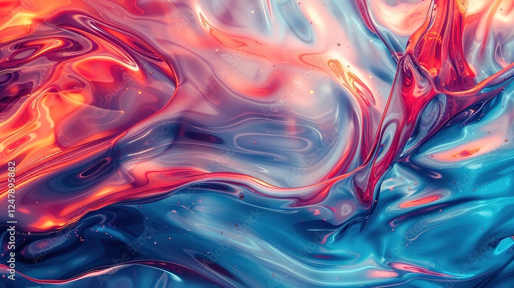 _Red_and_blue_gradient_background_smooth_curves_ _Red_and_blue_gradient_background_smooth_curves_