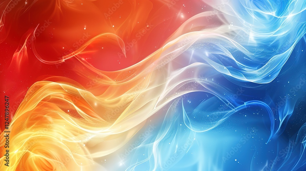 _Red_and_blue_gradient_background_smooth_curves_ _Red_and_blue_gradient_background_smooth_curves_