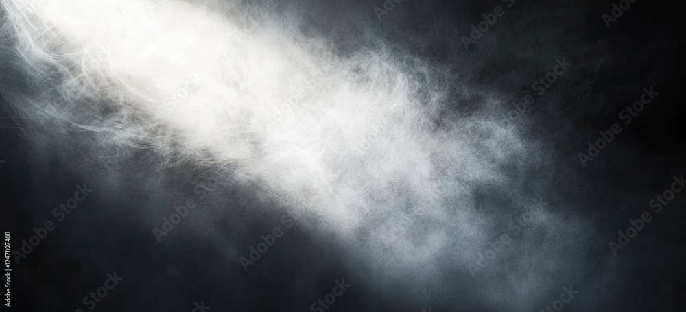 Fototapeta premium Abstract Black and White Textured Surface with Dynamic Lighting