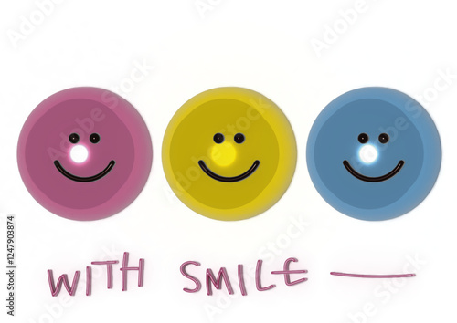 3 Smiley face 
크롬효과를 입힌 풍선형태의 스마일리 아이콘