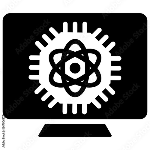 Quantum Computing Icon