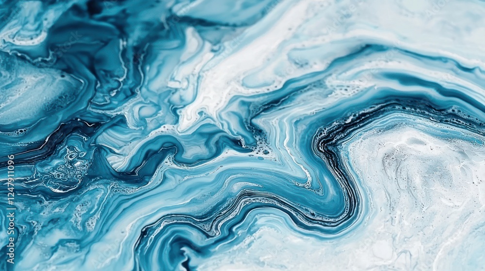 Abstract blue and white marble texture. Abstract blue and white marble texture.