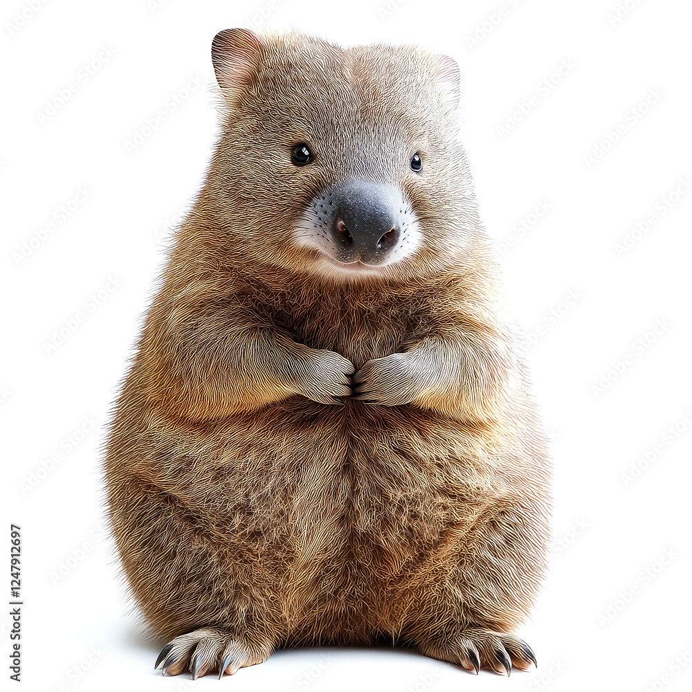 Fototapeta premium Adorable Quokka: A Symbol of Happiness from Rottnest Island, Australia