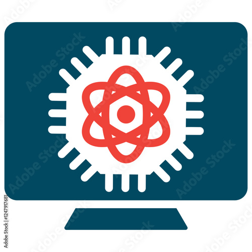 Quantum Computing Icon
