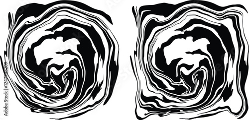 nouvo bacground vector illustration psycodelic
