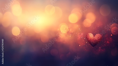 a blurry image of a heart