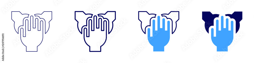 Joint initiatives icon in 4 different styles. Thin Line, Line, Bold Line, Duotone. Duotone style. Editable stroke Joint initiatives icon in 4 different styles. Thin Line, Line, Bold Line, Duotone. Duotone style. Editable stroke