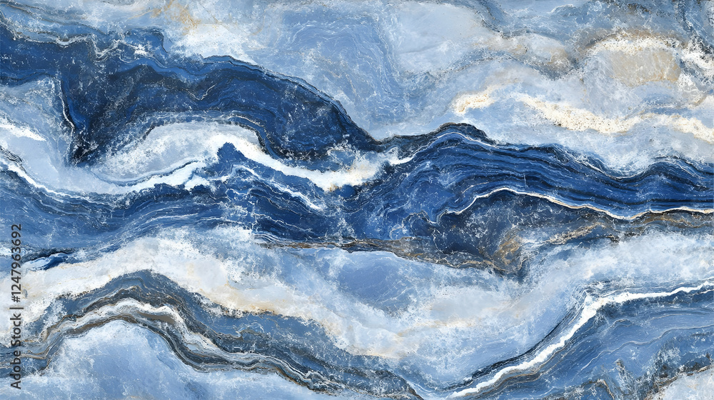 Blue marble texture, swirling pattern, background design, home decor Blue marble texture, swirling pattern, background design, home decor