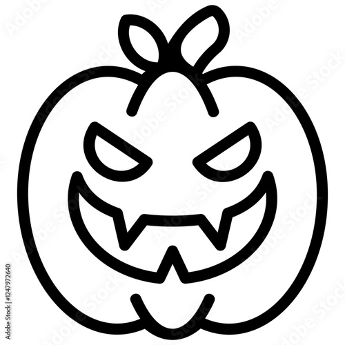 Pumpkin Line Icon