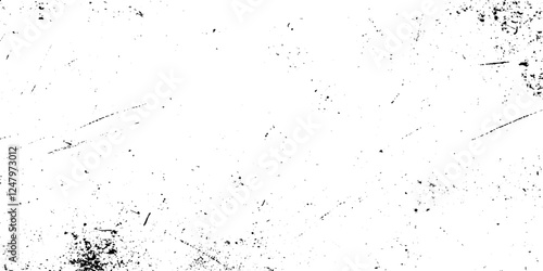 Abstract dust particle and dust grainy overlay or grunge texture, vintage rough texture scratched grunge or dusty overlay, Abstract grunge black and white distressed grunge texture with stains.